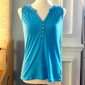 Blue Lilly tank, EUC